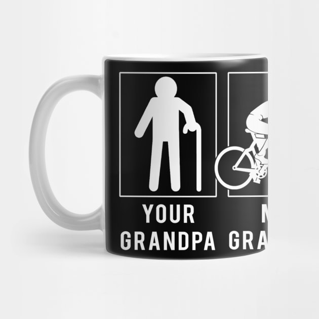 cycling your grandpa my grandpa tee for your grandson granddaughter by MKGift